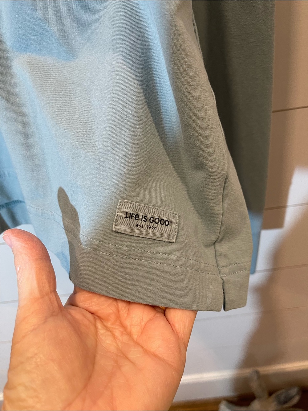 Life Is Good Good Vibes Sage Crusher Flex Hoodie Size XXL - Picture 5 of 6